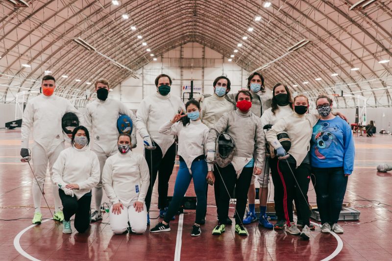 Team photo of Fencing Club